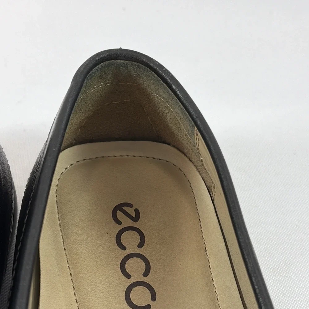 Ecco Classic Moc 2.0 Slip-On Driving Shoe Men's 44EU 11US Black Leather Loafers